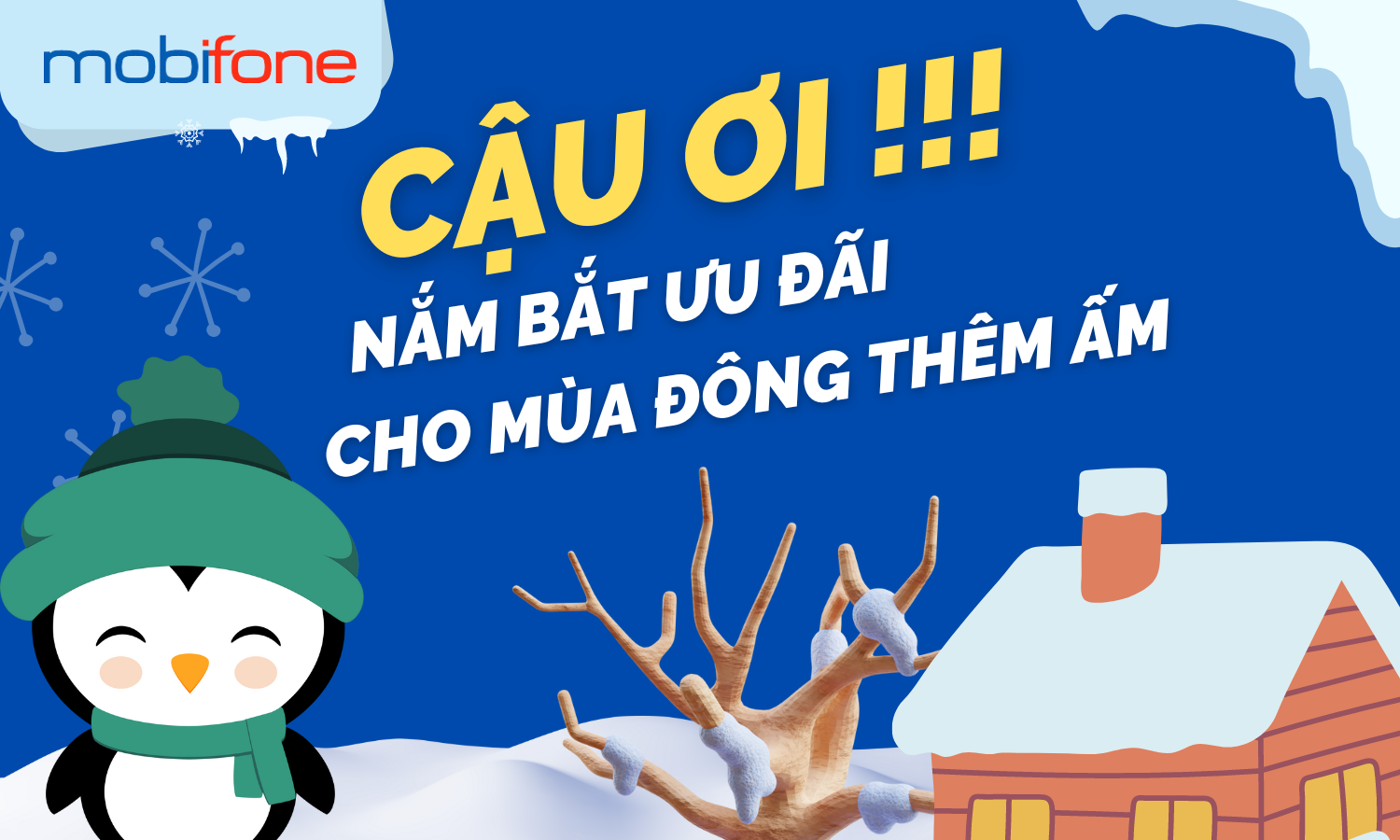 Chào Đón Mùa Đông Với Ưu Đãi Nạp Tiền Hấp Dẫn từ Mobifone!