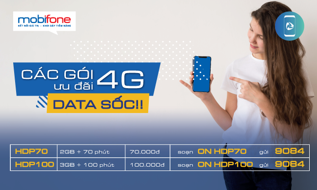 Các gói cước 4g của Mobifone được yêu thích nhất 2025