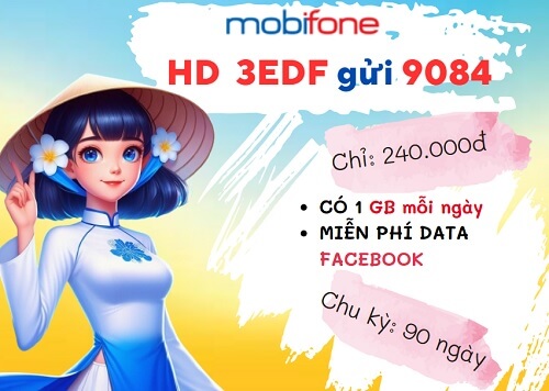 Gói cước 3EDF MobiFone