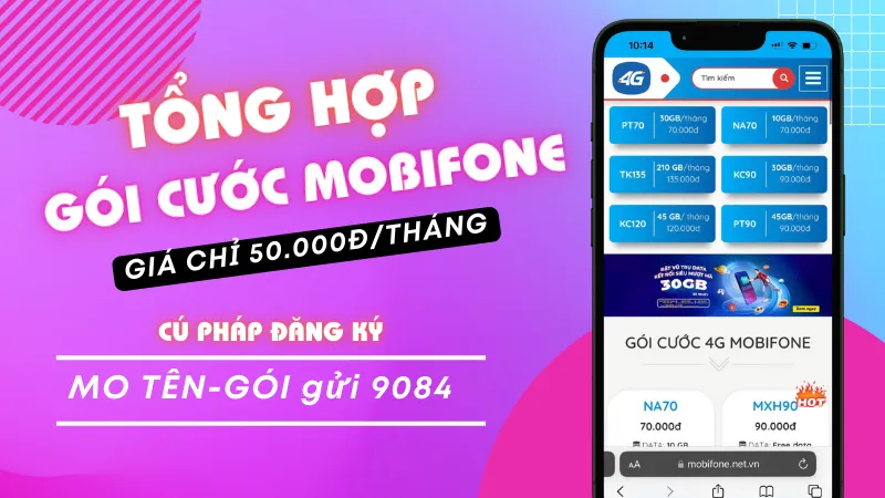 Tổng hợp các gói mobifone 50k tháng nhiều người dùng 2025